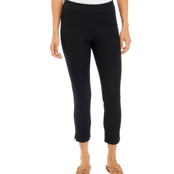 Lilly Pulitzer Black 27" Merrin High Rise Bi Stretch Pants Size 00 Pull On - Picture 1 of 11